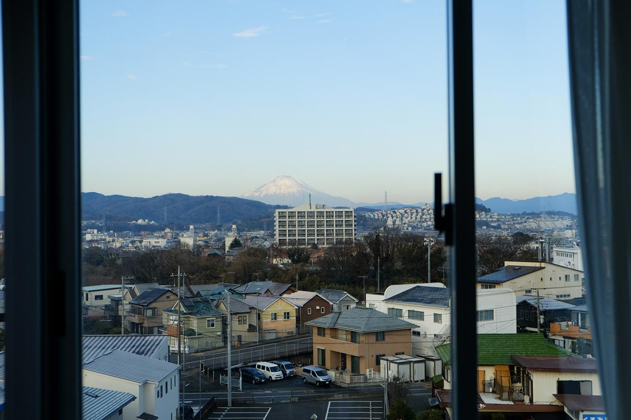 私は運良く窓側のベッドだったので毎日富士山を見て気分転換ができました。