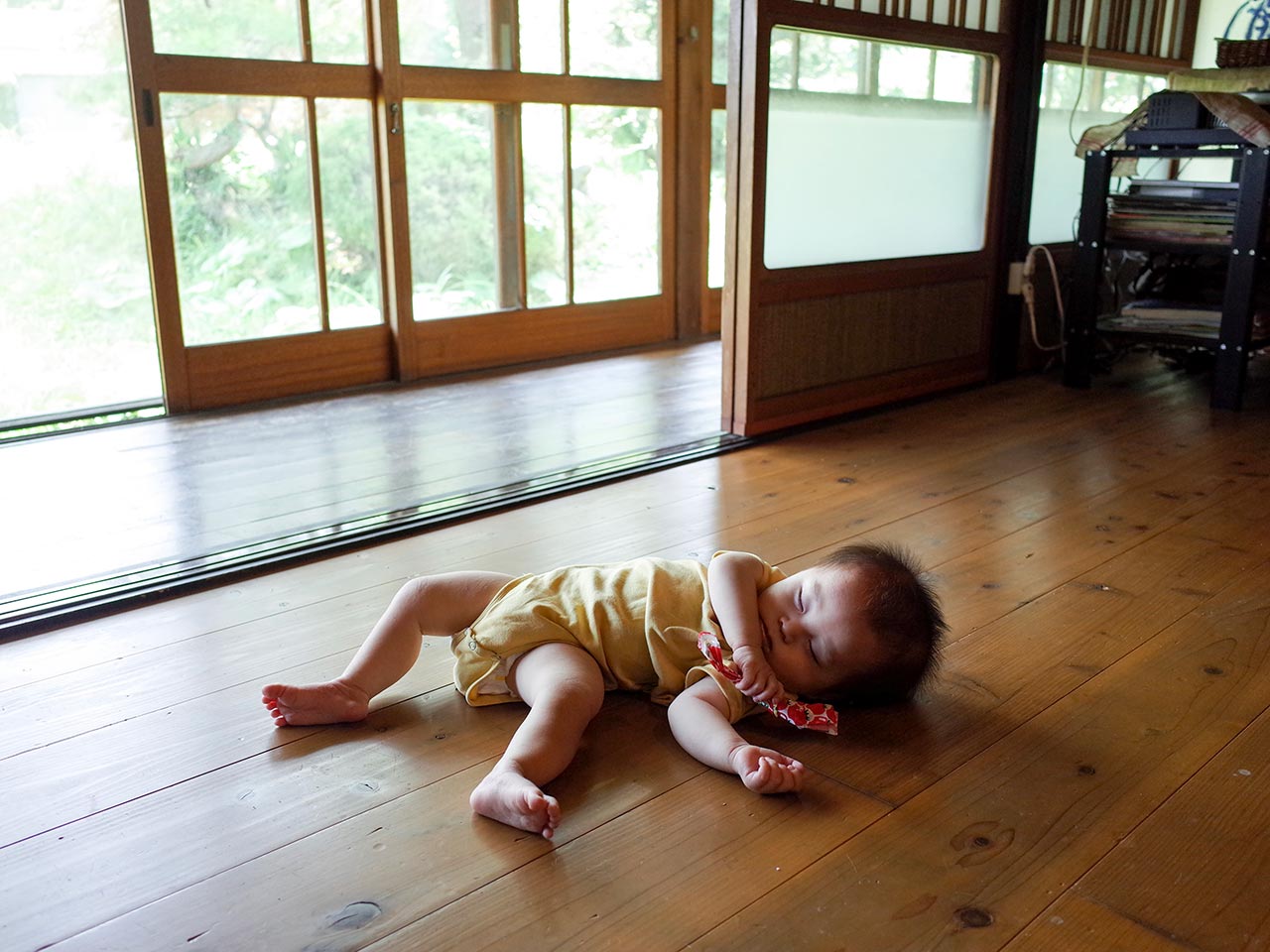 2015年の夏、息子が生後９ヵ月のときに、長野県・長和町の古民家に滞在しました。