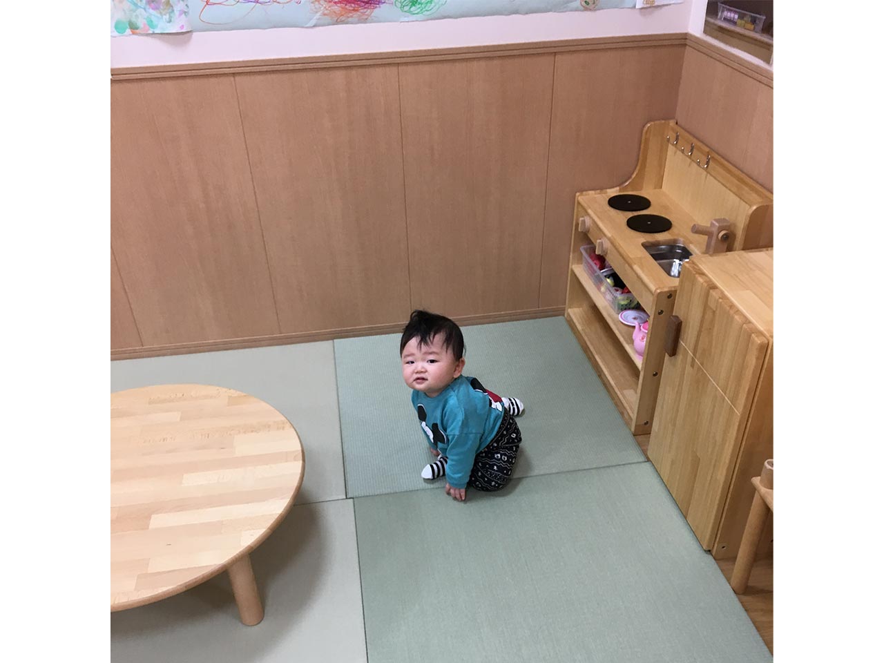 乳幼児室の畳コーナー